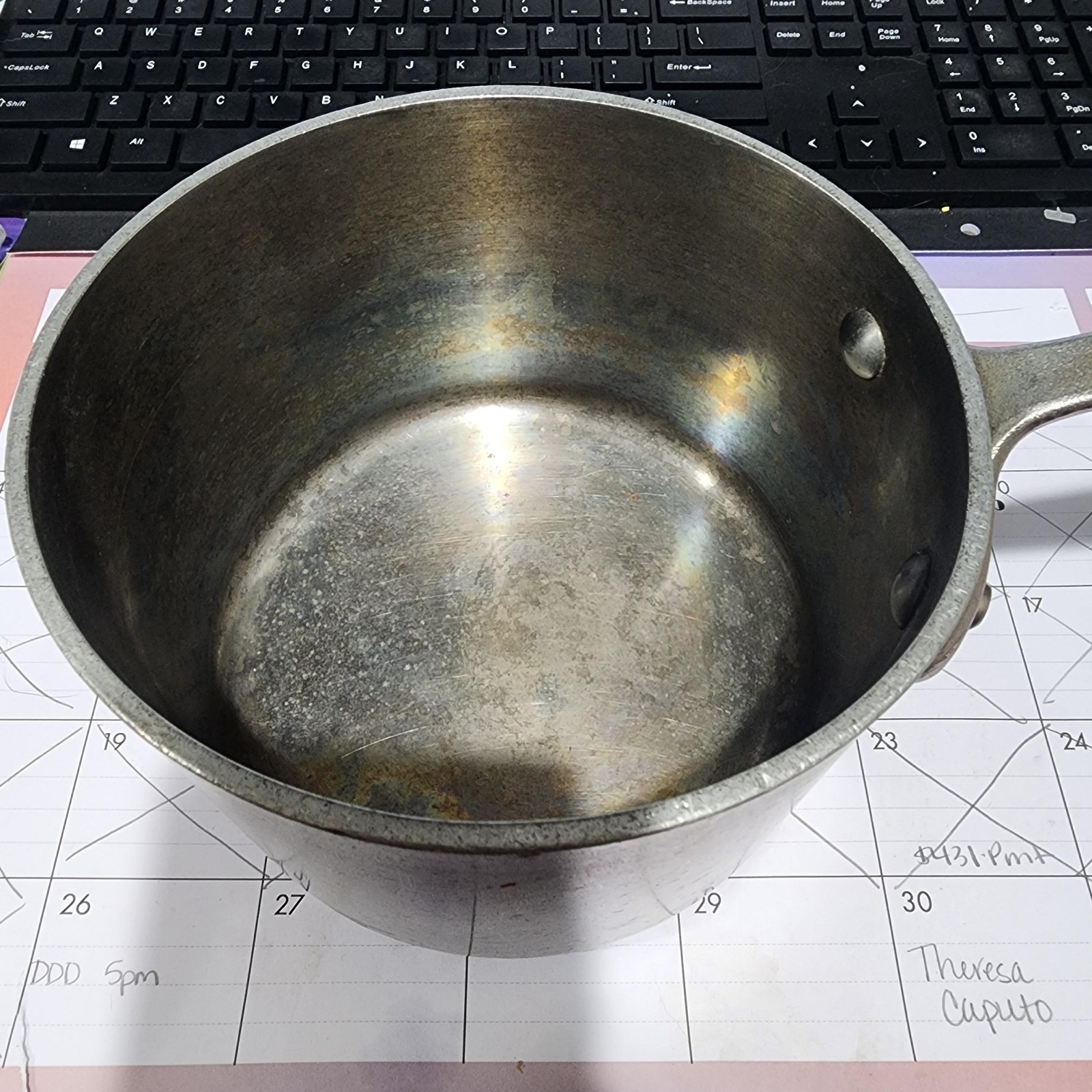 Vintage All Clad 2 Quart Metalcrafters Master Chef 202 Sauce Pot Canonsburg,PA