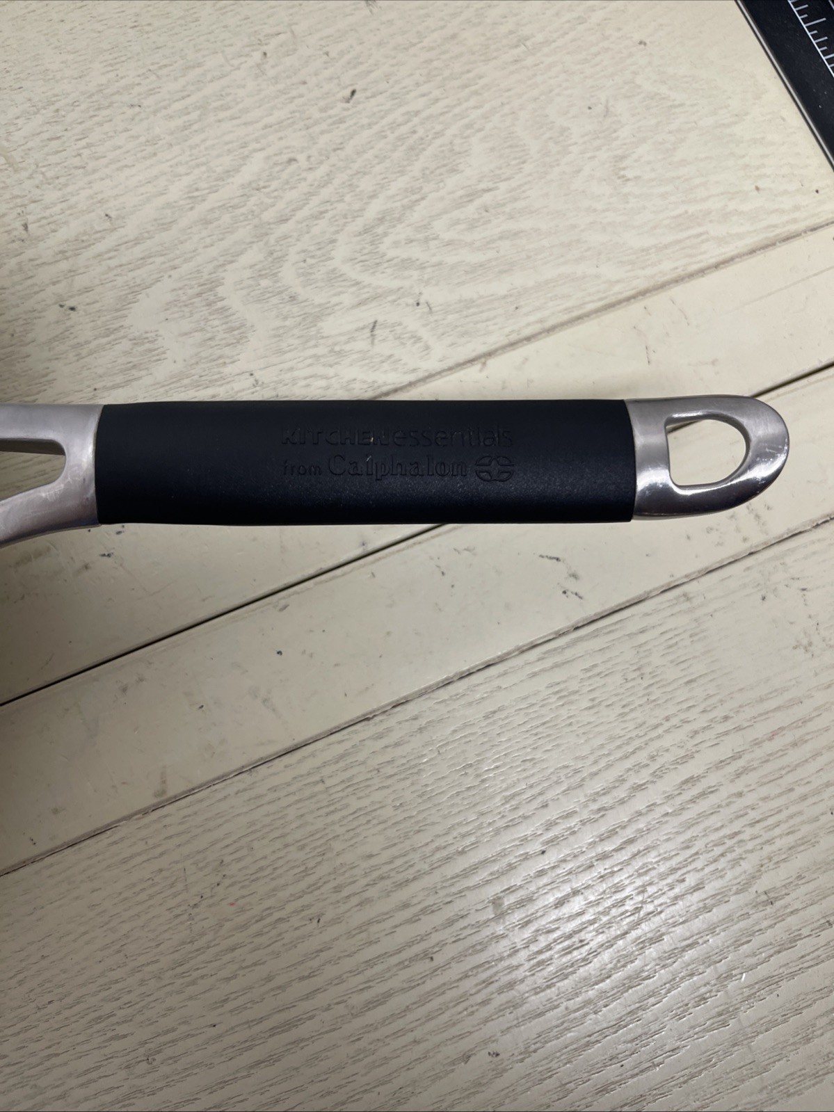 Calphalon 1390 10″ Stainless Steel Fry Pan Skillet Rubber Grip No Lid