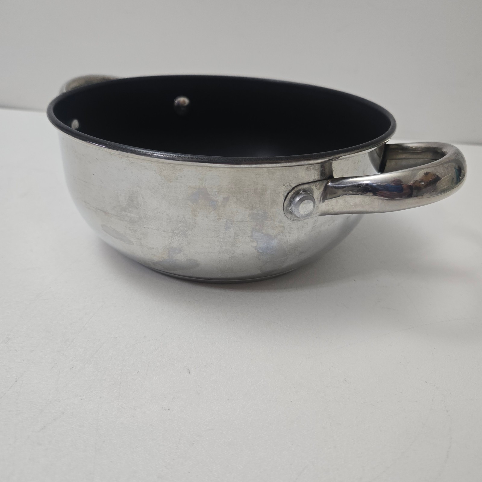Cook’s Essentials Stainless Steel Non-Stick 2.5 Qt Stockpot Sauce Pan No Lid