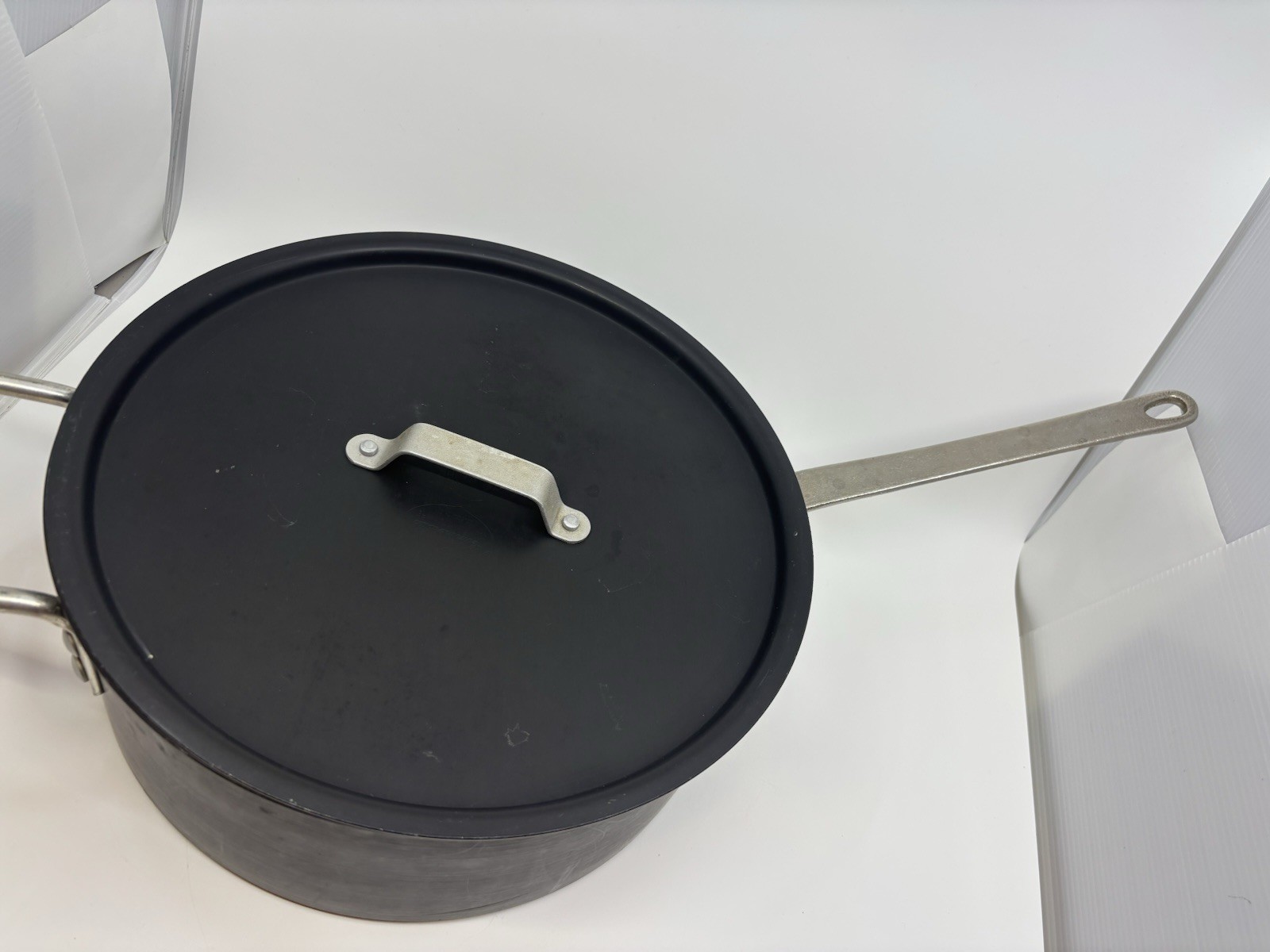 Calphalon Anodized NSF Commercial 8.5 qt. Sauce Pan w/ Lid #8788.5 USA RARE