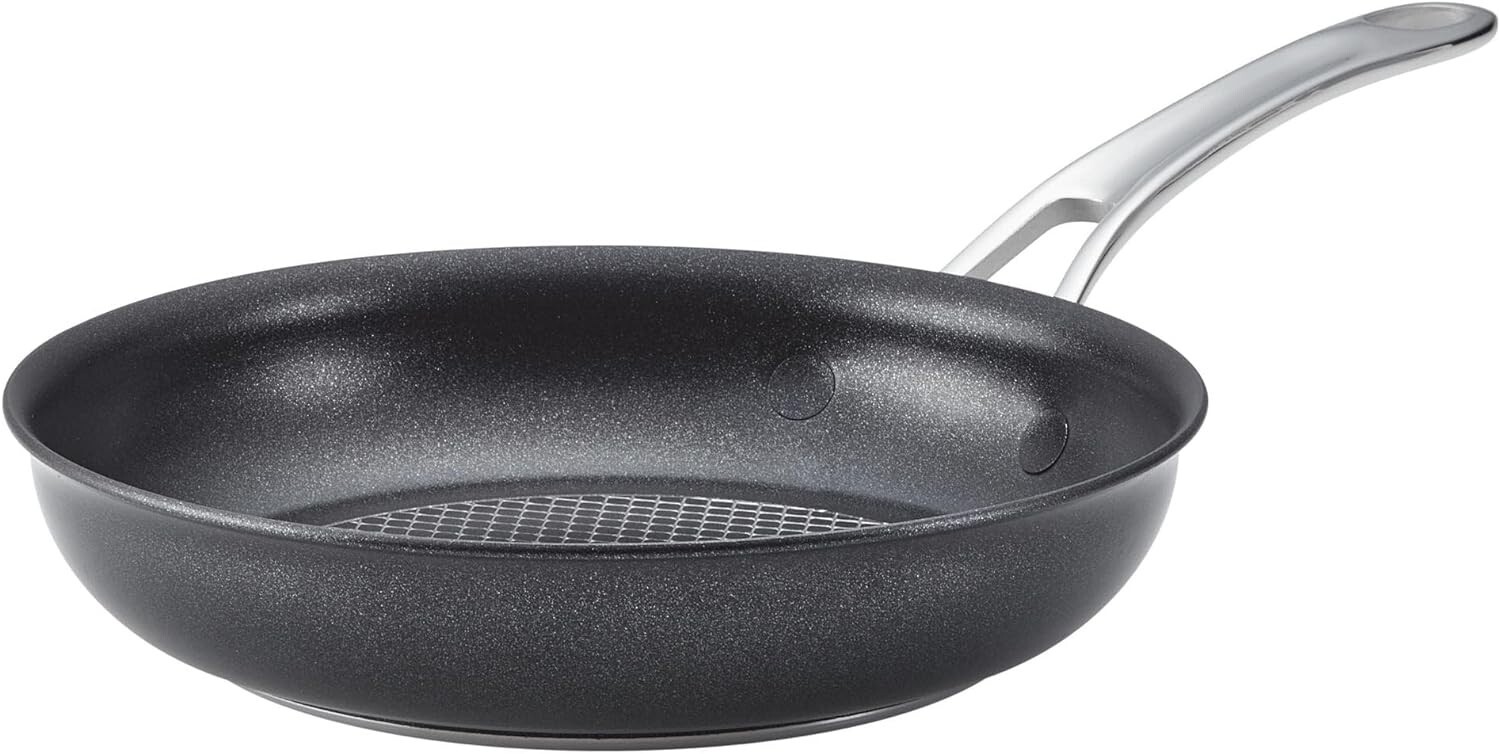 Anolon X Hybrid Nonstick Frying Pan Aluminum Skillet 8.25 Inch Dark Gray