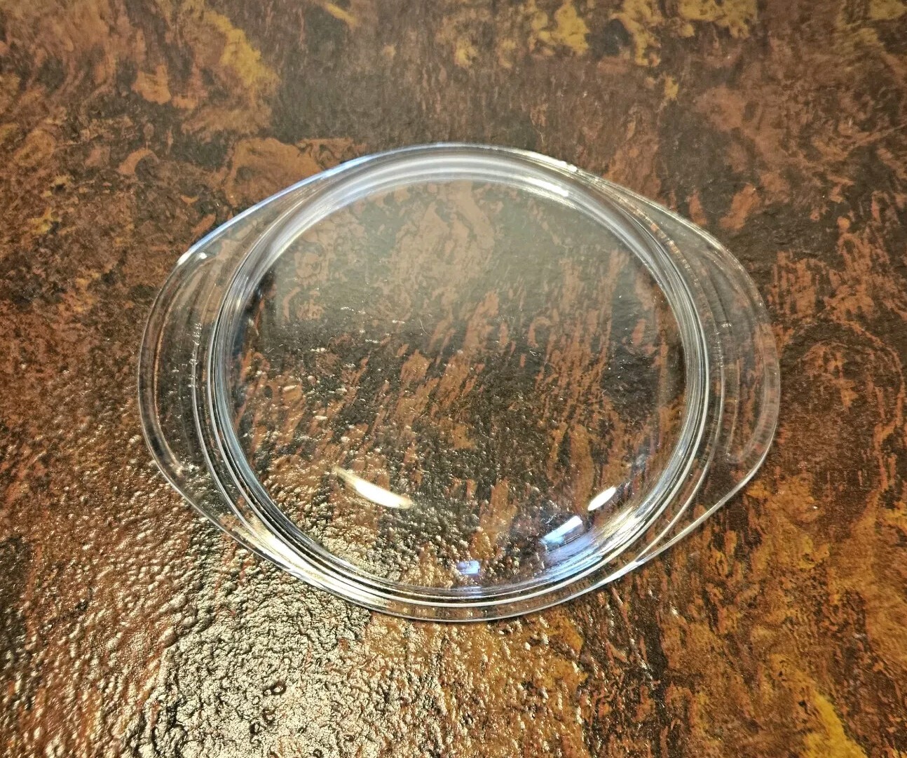 Vtg Round PYEX Clear Glass Lid # 682-C 37 EUC
