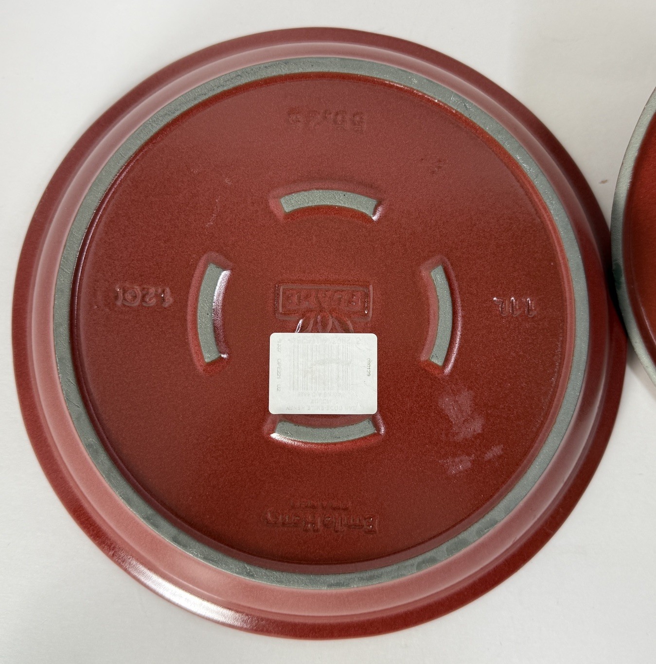 New Tagine Burgundy Emile Henry Made in France Flame Ceramic 10” FREE SHIP