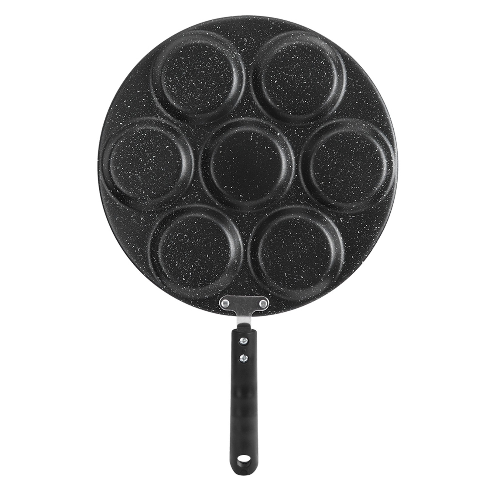 7-Hole Non Stick Cooking Pan For Fried Eggs Burger Mold Kitchen Supplies ZXS