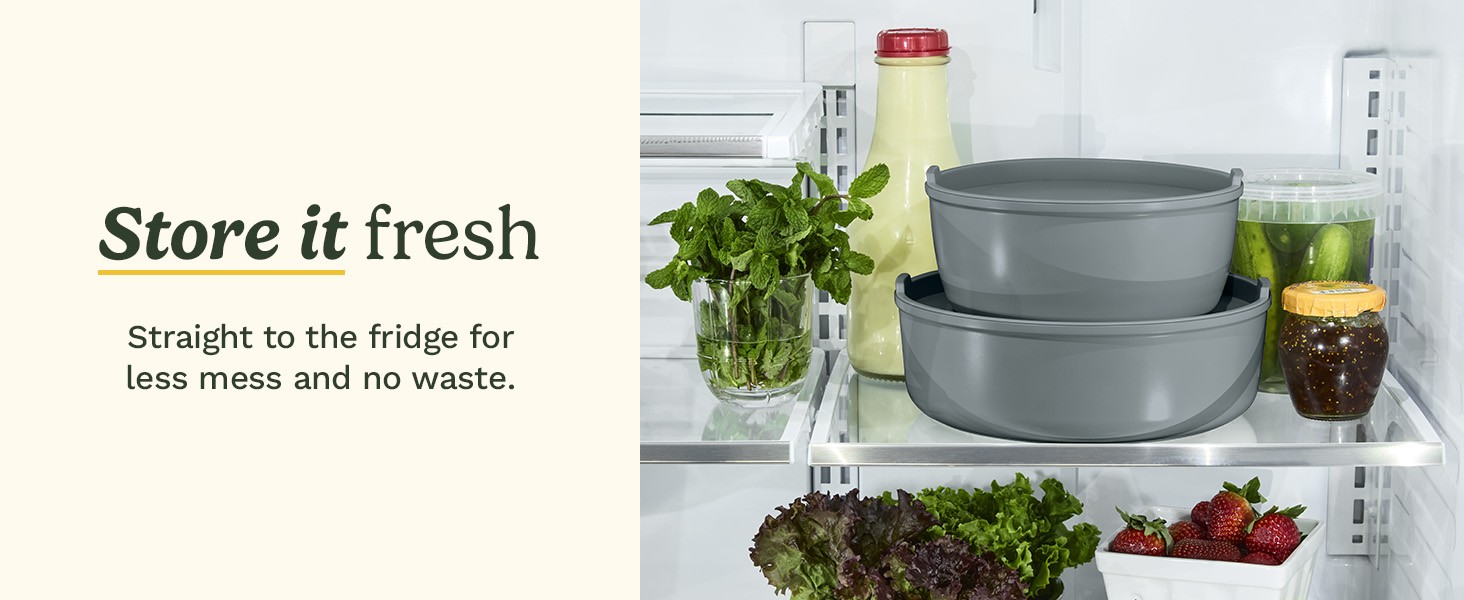 13-Pc, ClickSmart Nonstick Detachable Handle Ceramic Cookware, Pots and Pans