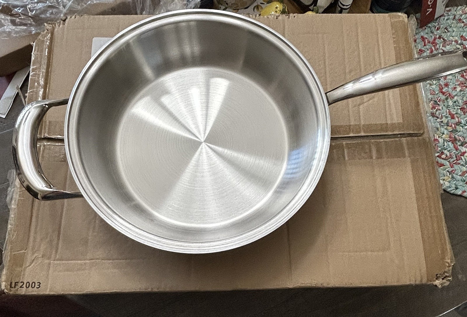 New Princess House Vida Sana 11-inch 5-Ply Stainless Steel Skillet (Item #5570)