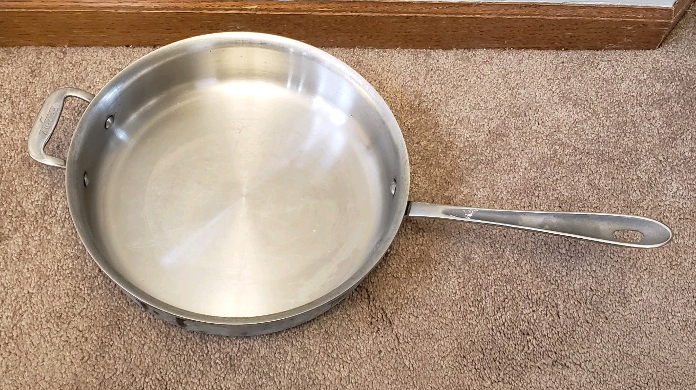 All-Clad Ltd Stainless Steel Anodized 11.25″ inch Skillet Fry Sauté Pan w/ Lid