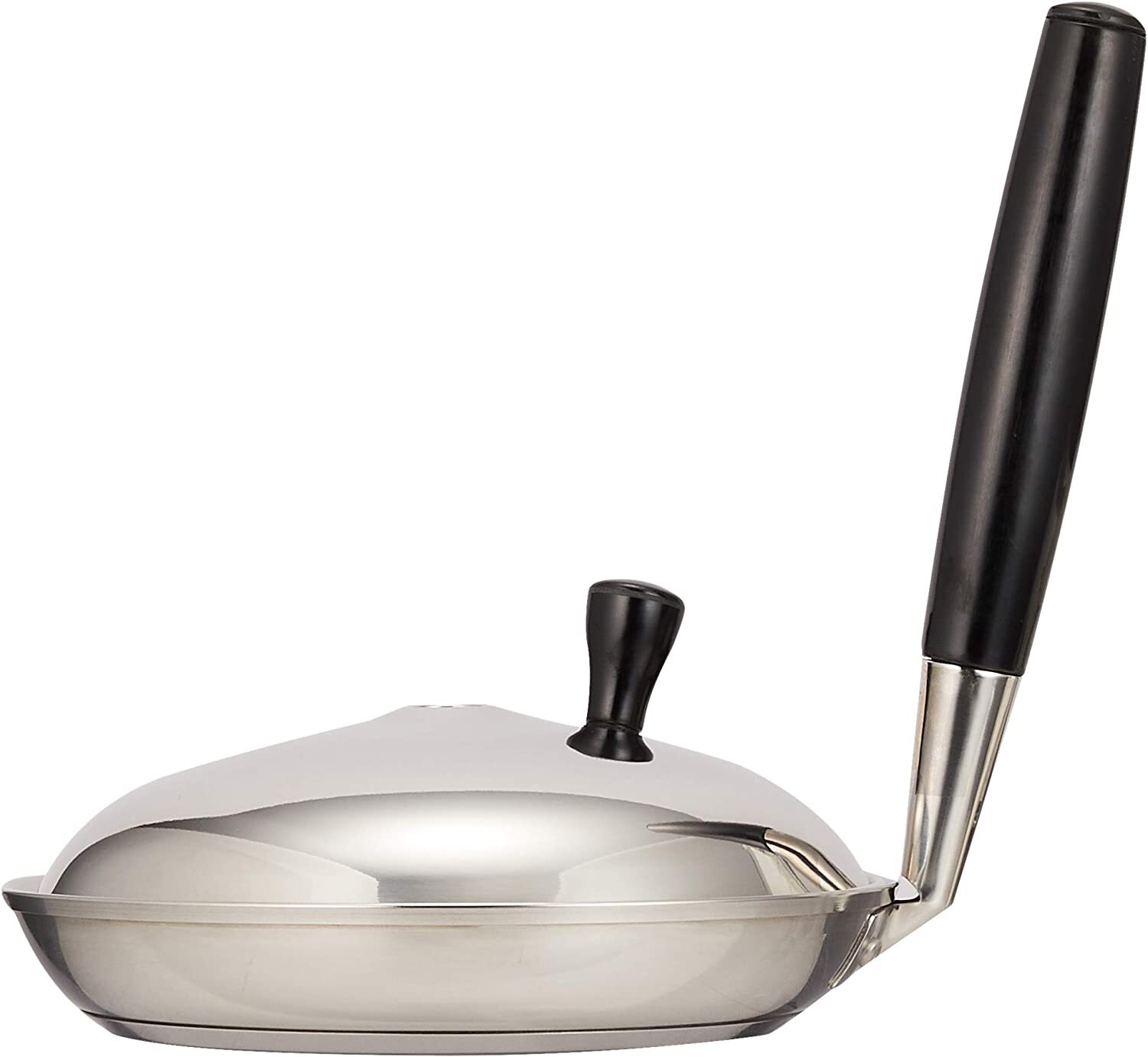 Pearl Metal Artis Stainless Donburi Nabe Pan with Lid 16cm 3 Layer Bottom H-7585