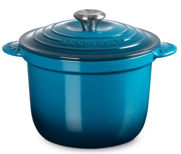 Le Creuset Cocotte Every 20 Rice Pot 20cm 2.8L Cast Iron Deep Teal Japan New