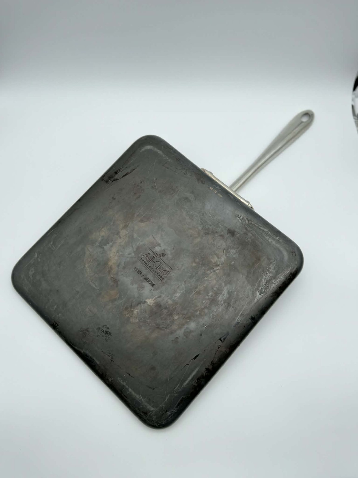 All Clad Pro Nonstick Cookware, Square Griddle, 11 inch