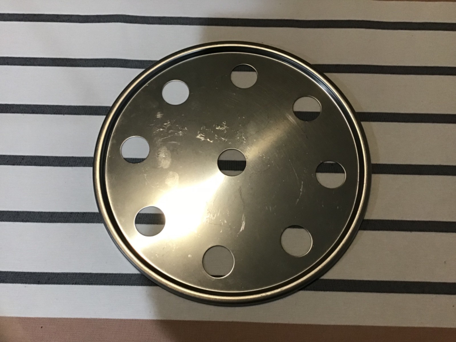 Seal O Matic Stainless Steel Steamer Insert Adapter Plate Accessory
