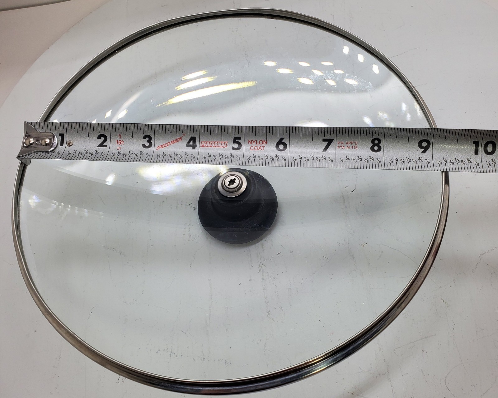 T-FAL Pot Lid Glass Vented Replacement Cover Skillet Pan 9 1/2″lD See Photos