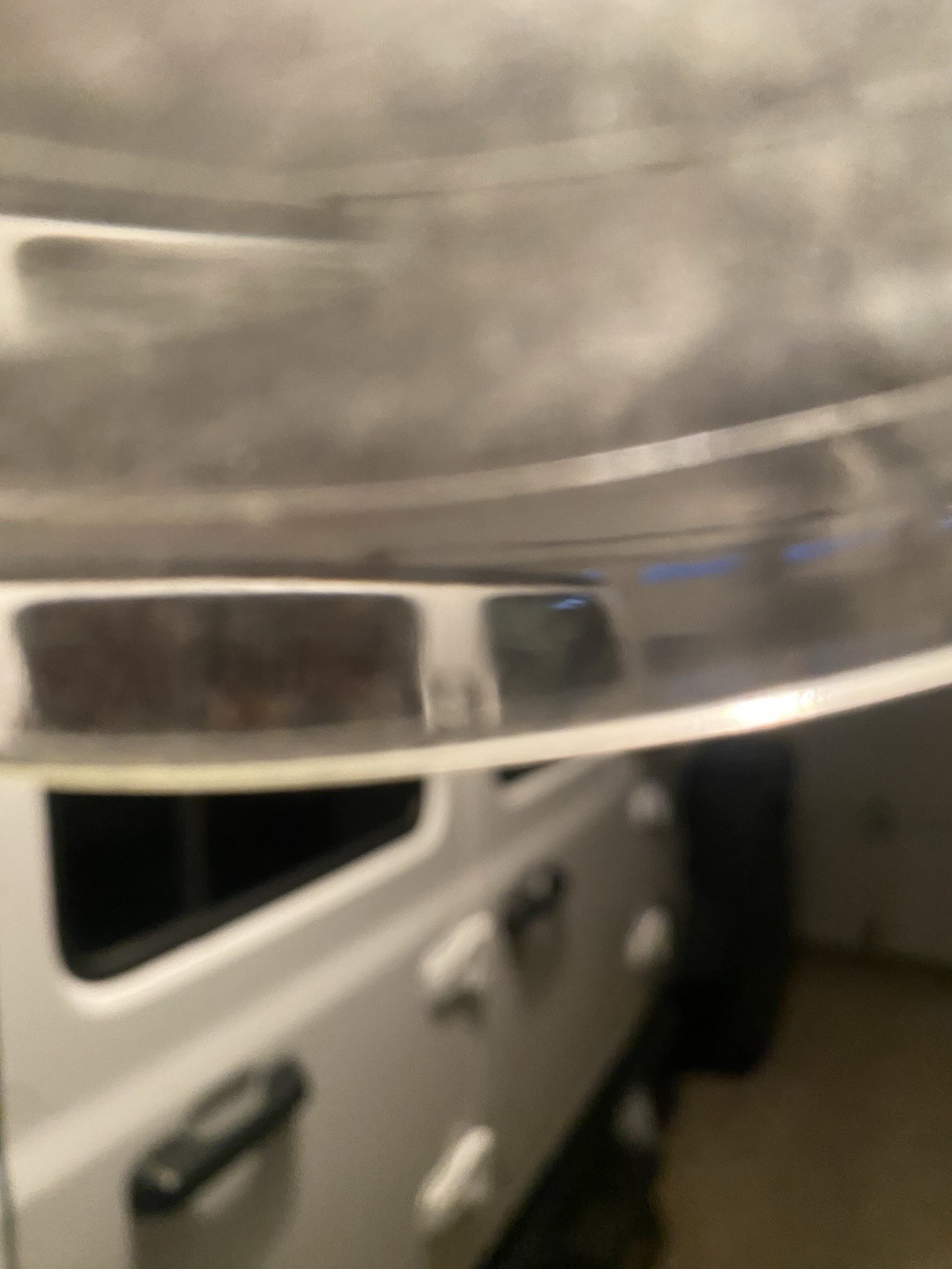 Clear Glass Lid Vintage #19 Replacement 10 inches Across & Marked USA