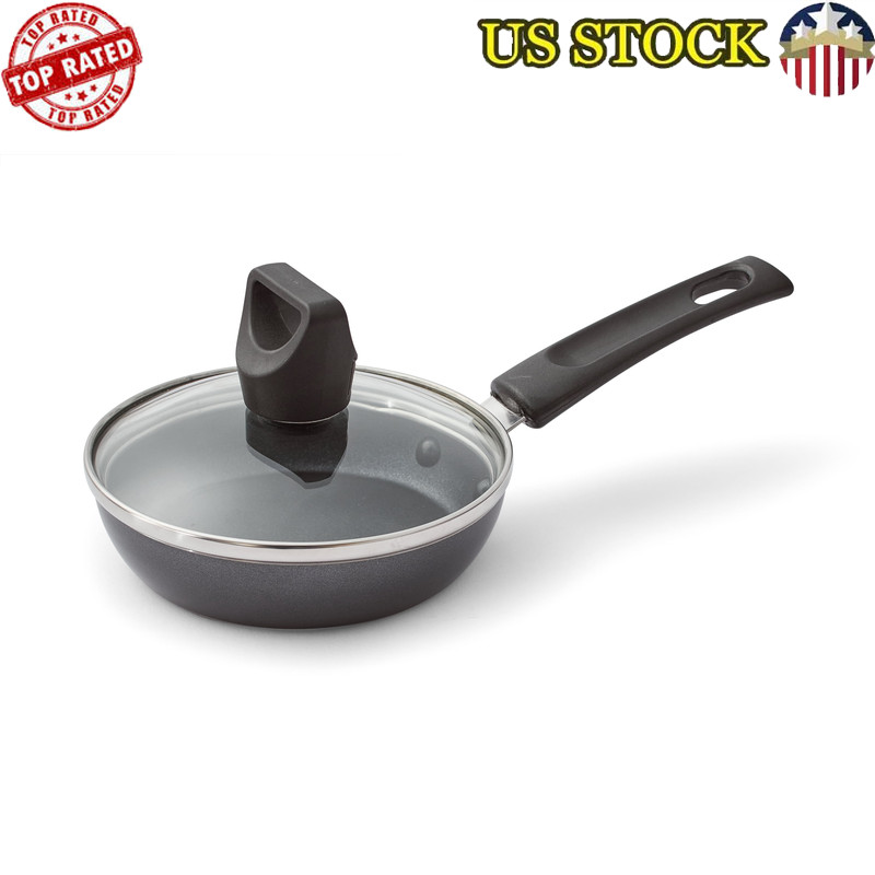 Easy Care Nonstick 4.5 inch Black Covered One Egg Wonder Frying Pan