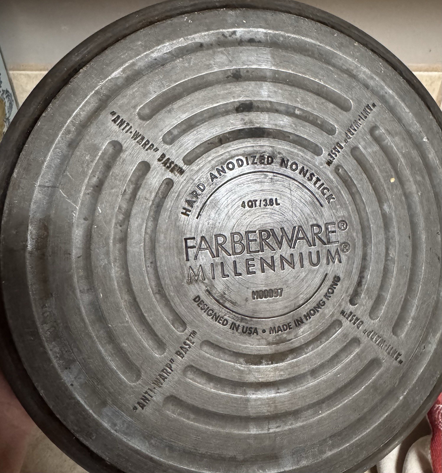 LID ONLY for Farberware Millennium Hard Anodized 4 Qt Pot Stainless LID ONLY