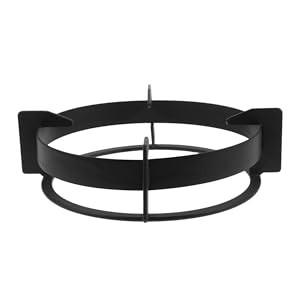 Heavy Duty Gas Stove Wok Ring 9.25 Inch Non-Slip Round Bottom Pan