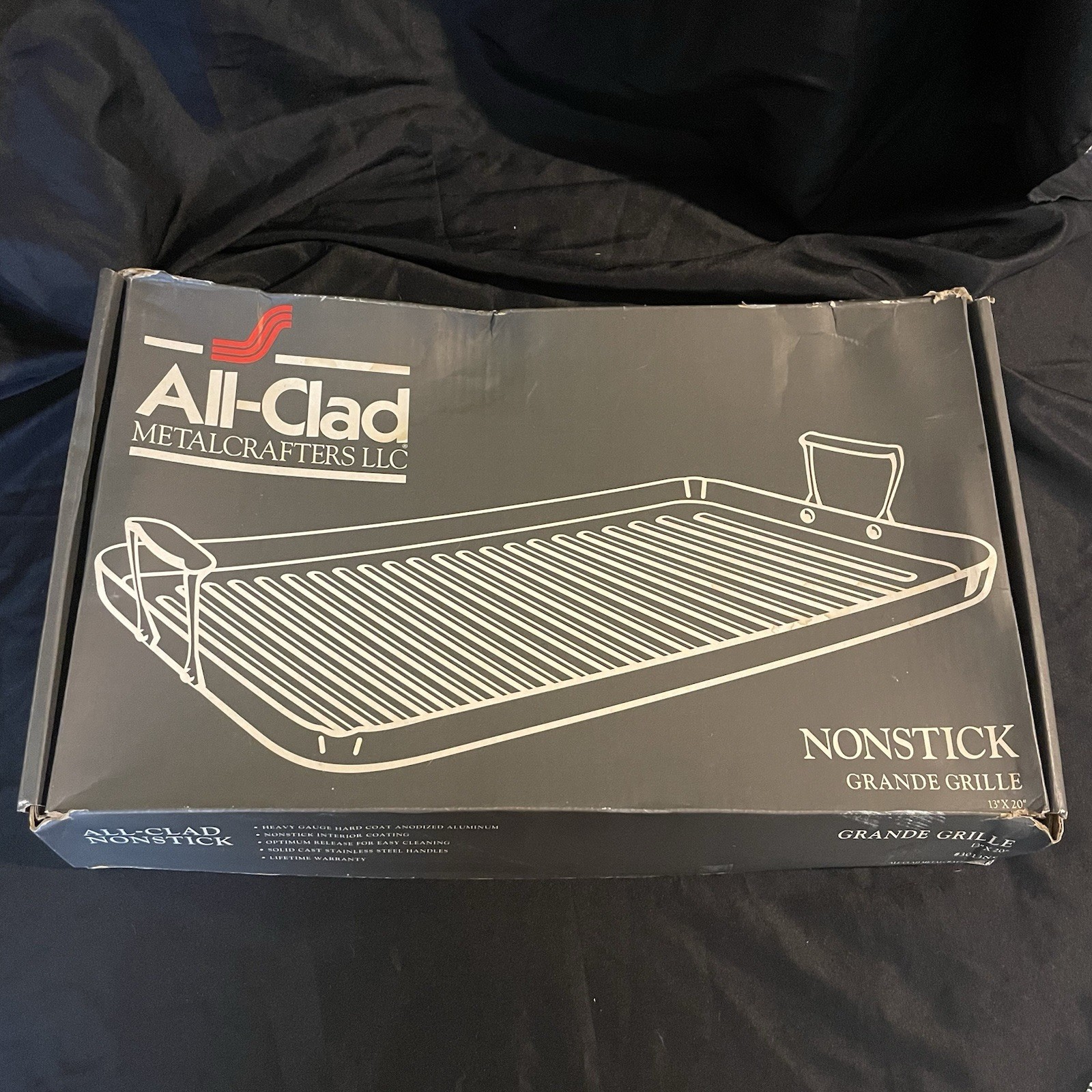 ALL-CLAD Nonstick 13″x20″ GRANDE GRILLE 3013NS Aluminum Cookware New Griddle