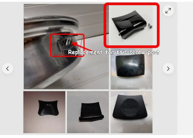 RenaWare Replacement Handle for Rena Stockpot Saucepan Skillet Helper Side 1pc