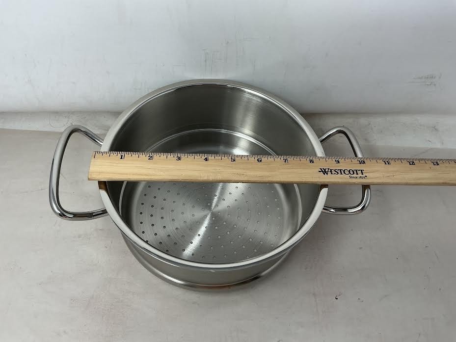 “Fissler Original Profi Steamer Insert, 8″ Silver”