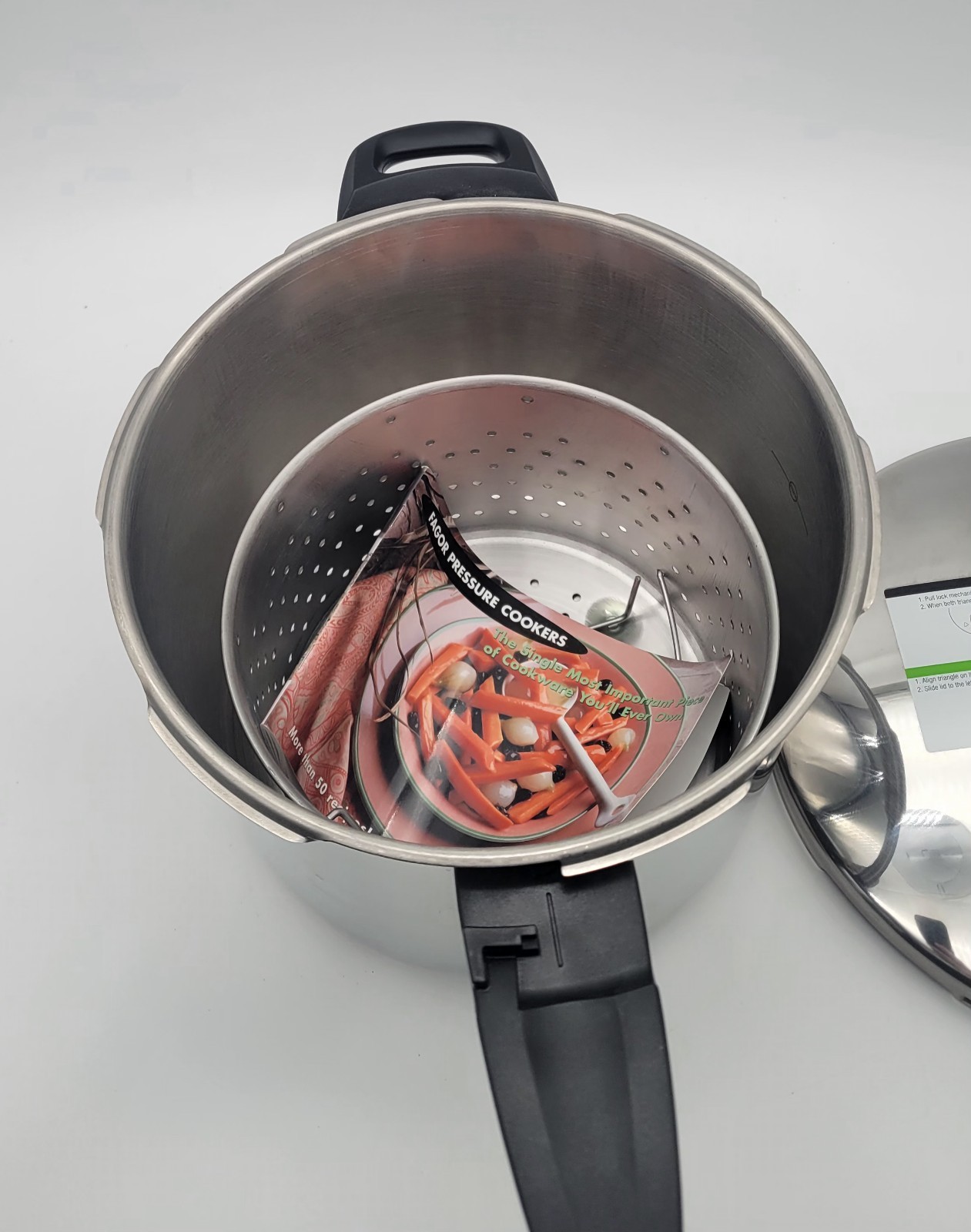 Fagor 9.3L Pressure Cooker Stainless Steel Stovetop Induction Spain Made