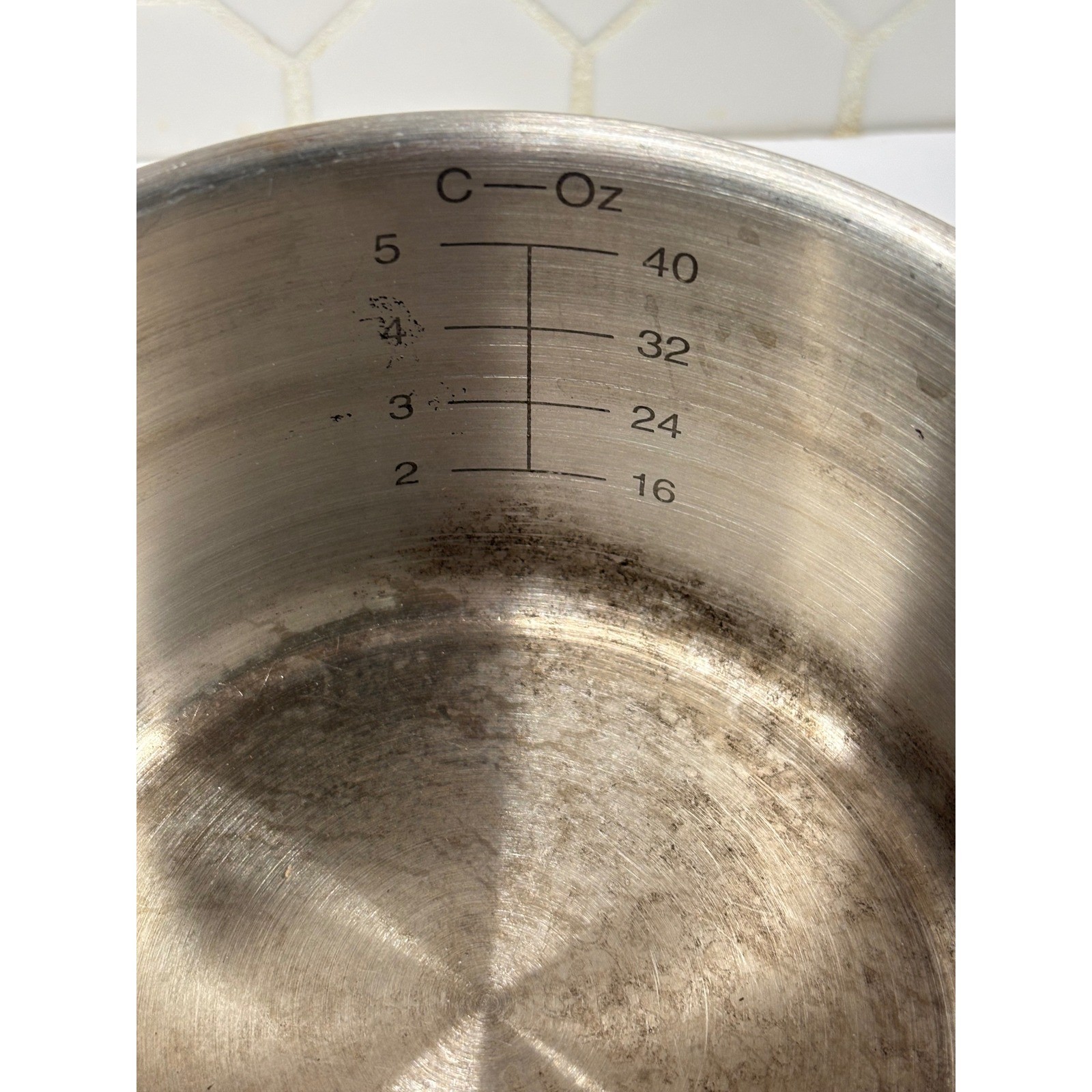 Calphalon Saucepan 1.5 QT Silver Stainless Steel 87015 Induction Base