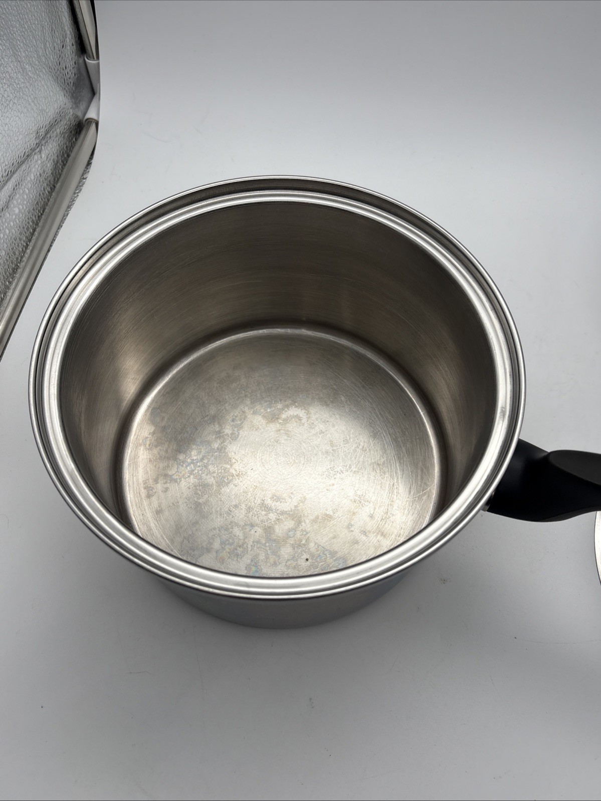 VTG Permanent Multi-Core 5 Ply Stainless Steel 2 qt Saucepan & Steamer Basket