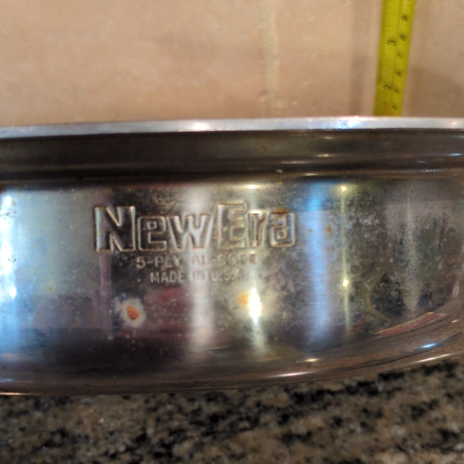 New Era 5-Ply Stainless Steel Skillet/Griddle, Double Handle, 12 in