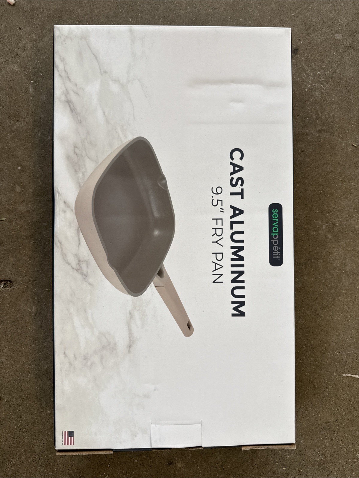 Servappetit 9.5 Cast Aluminum Frying Pan Non-Stick