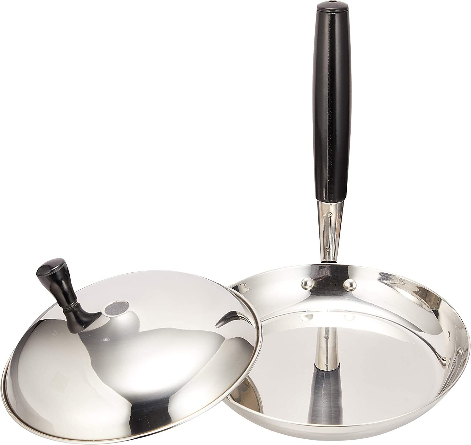 Pearl Metal Artis Stainless Donburi Nabe Pan with Lid 16cm 3 Layer Bottom H-7585