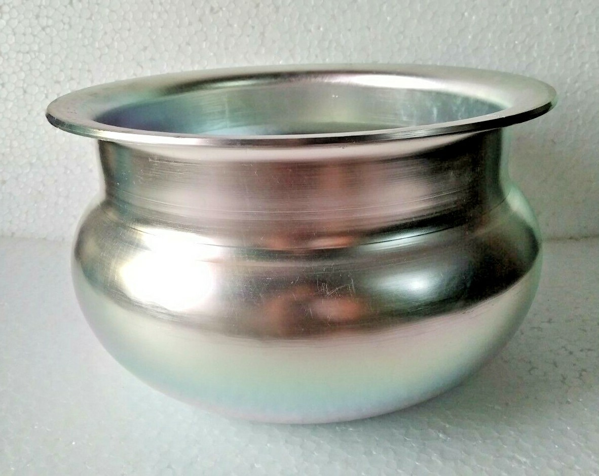 Aluminium Handi/Sipri for Cooking – 3 Ltr With Lid Cooking Pot Biryani Pot Tope