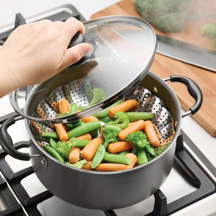 Tramontina Primaware 18 Piece Non-stick Cookware Set, Steel Gray,Free ship