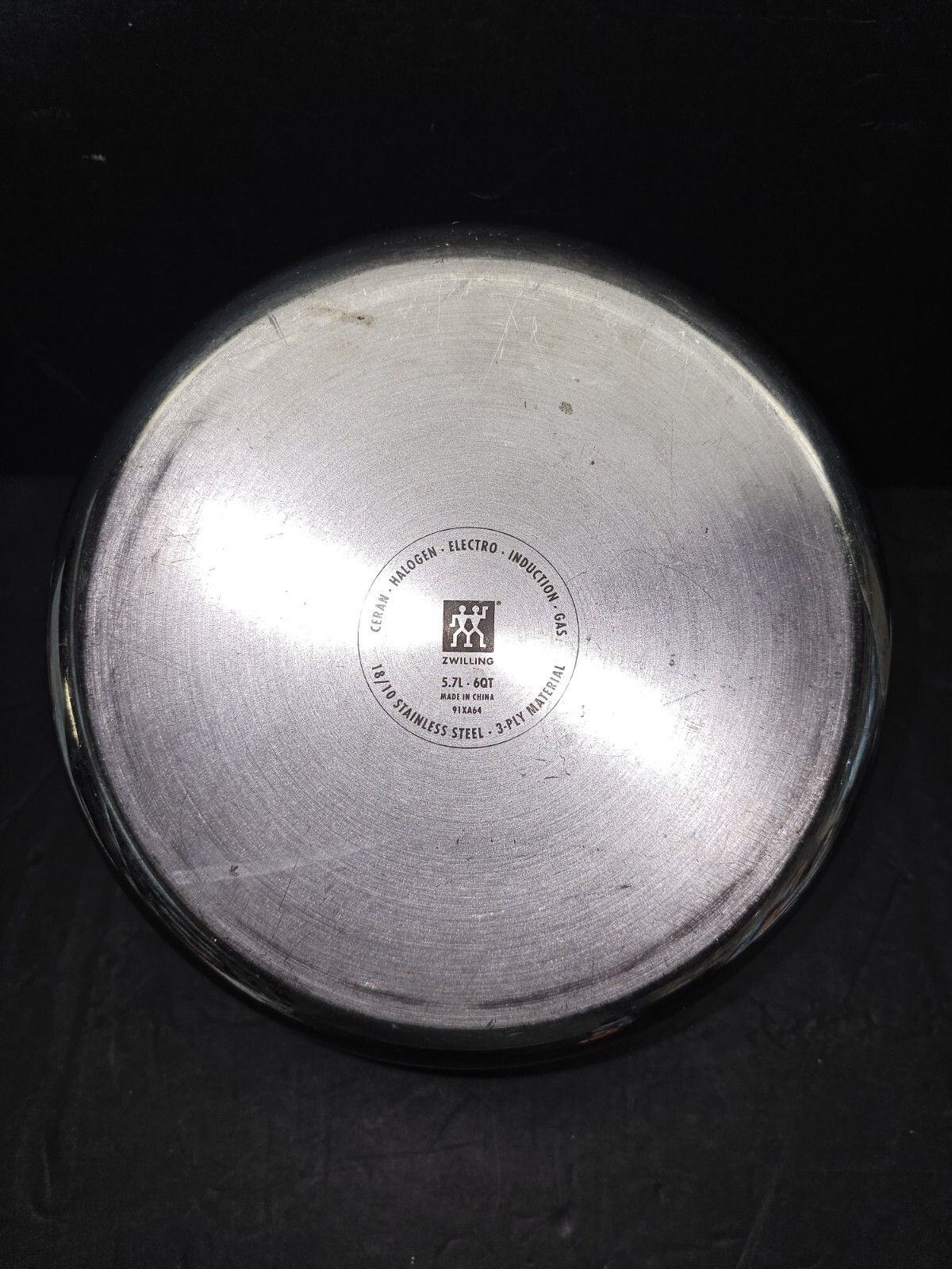 5 Pc JA Henckels Zwilling Cookware Set 3qt Sauce Pan 8 & 10in Fry Pan 6qt Dutch