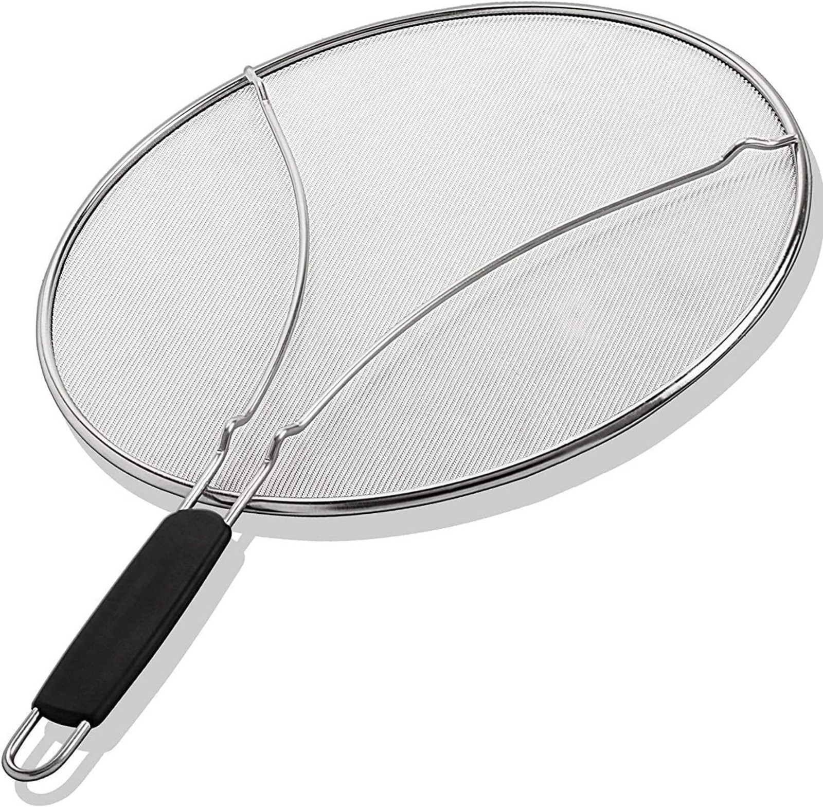 13″ Splatter Screen Stainless Steel Grease Guard Frying Pan Oil Splash Cover