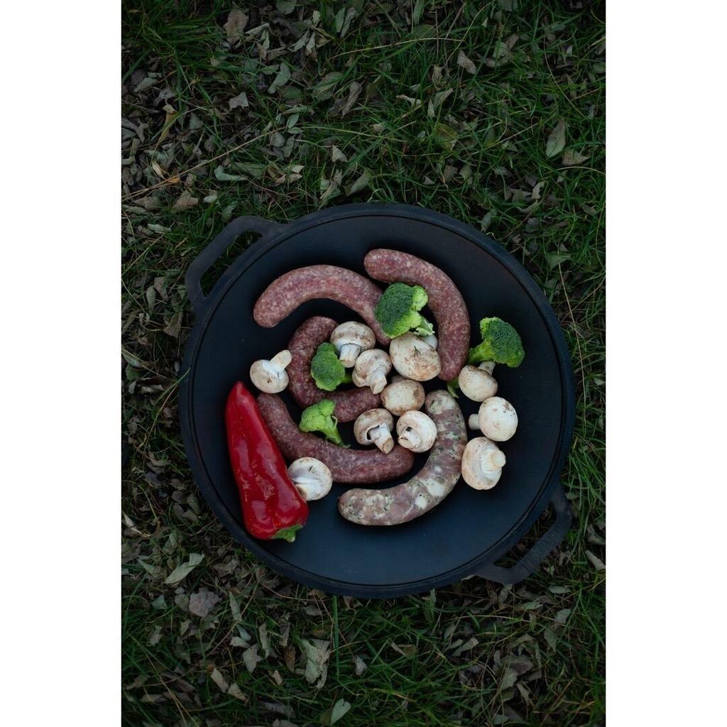 Skillet Discada Kazan Mangal Grill Dish Cookware Pan Cooking Oven Pot Disc BBQ