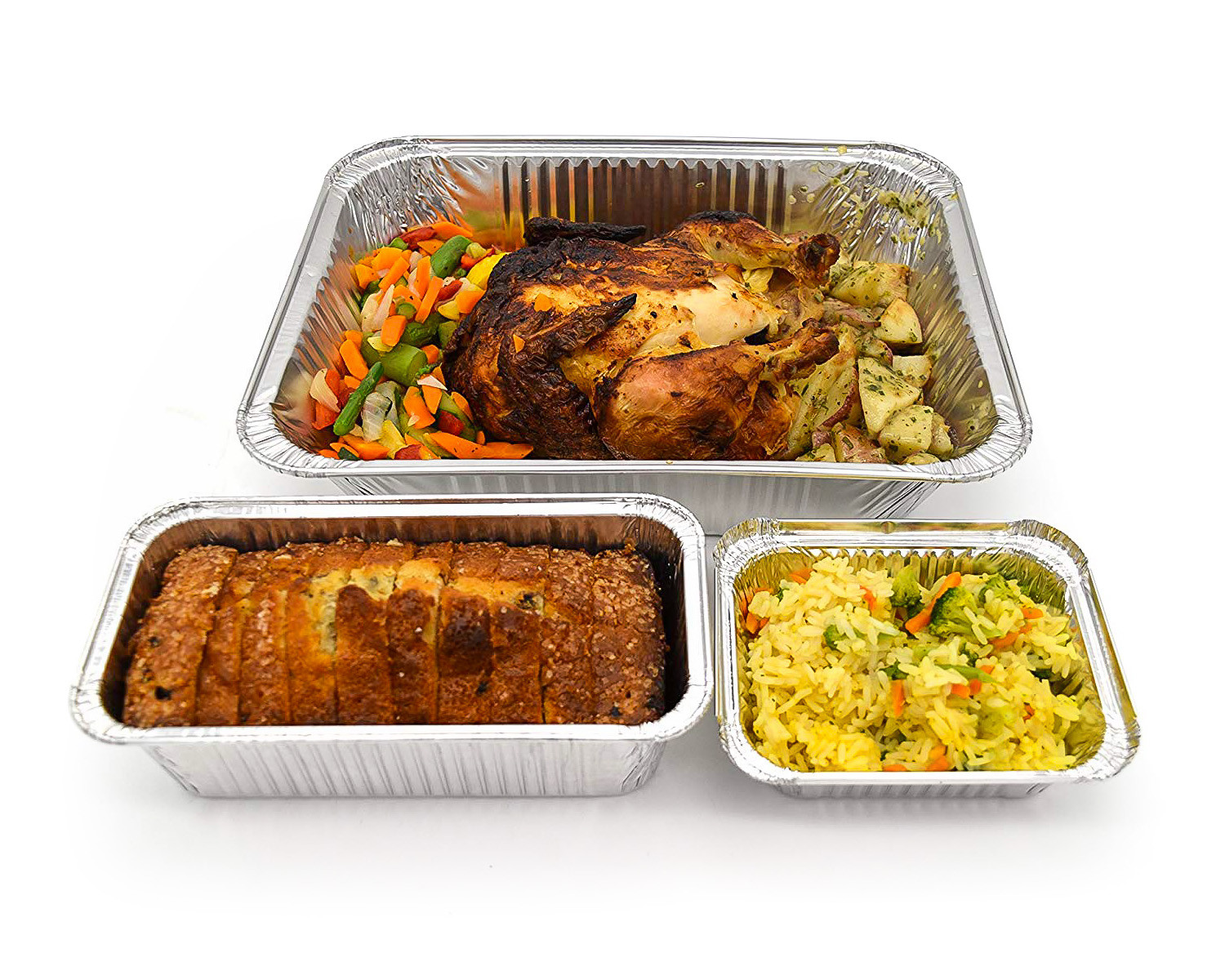 Fig & Leaf (480 Pack) Premium 1-LB Takeout Pans with LIDS – 5.6″ x 4.6″ x 1.9″
