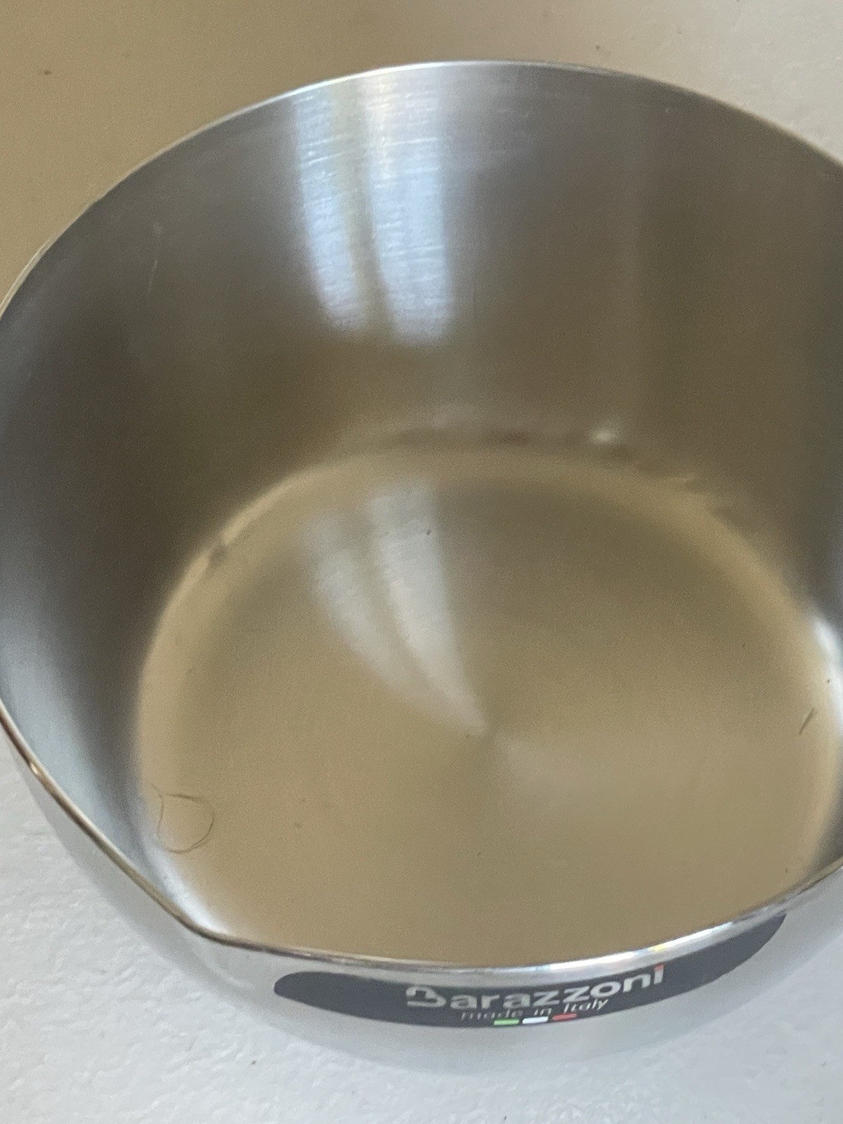 BARAZZONI STAINLESS STEEL CONICAL PAN 14 CM (5,6”) ITALY