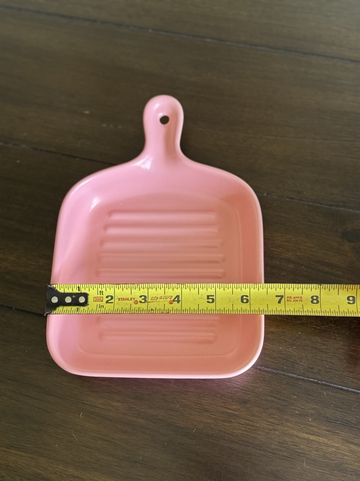 Square Griddle Pan W Handle Lot Oven & Microwave Safe Serve Ware Set Pink Decor