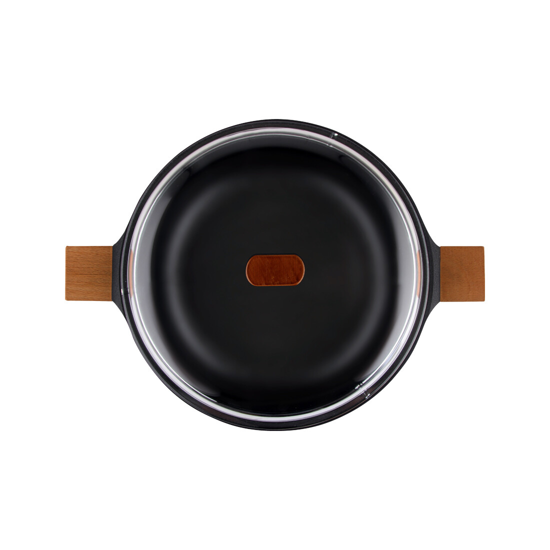 Wonderchef Die Cast Non-Stick Aluminum Shallow Casserole with Lid, 28 cm