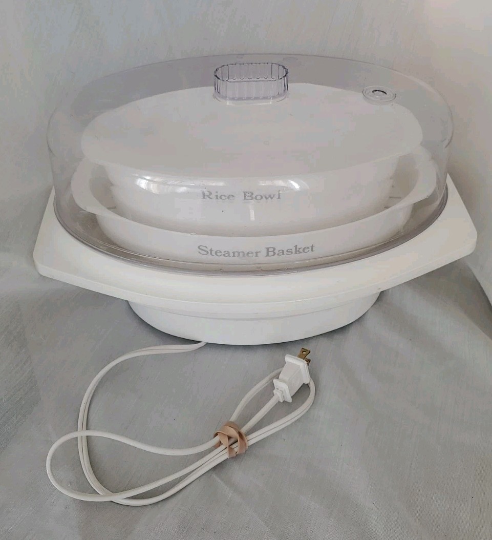 Vintage Rival Automatic Steamer Rice Cooker Model 4450 Tested Working