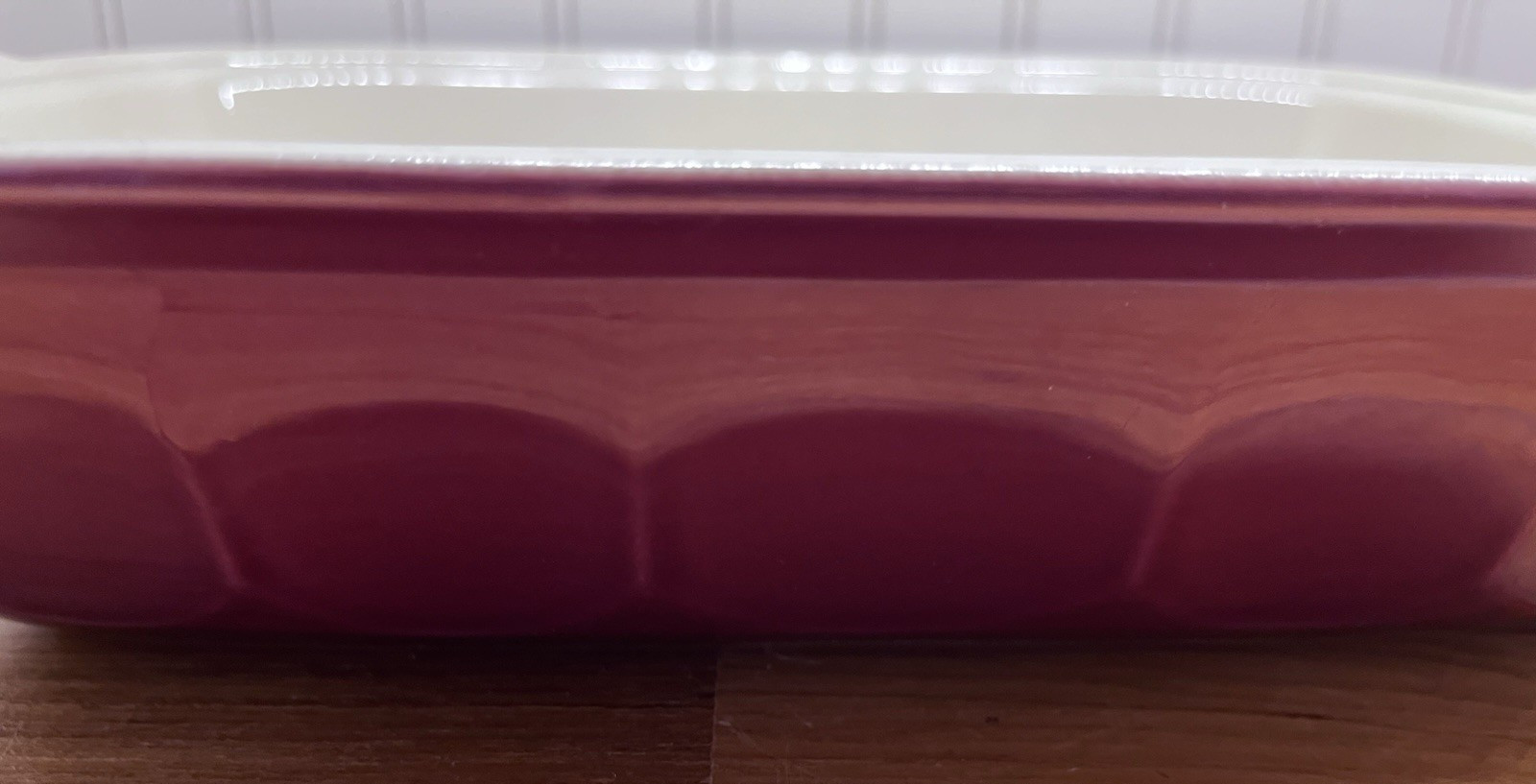 Emile Henry Williams Sonoma Cranberry 8×10 Baking Dish Casserole 96.70 France