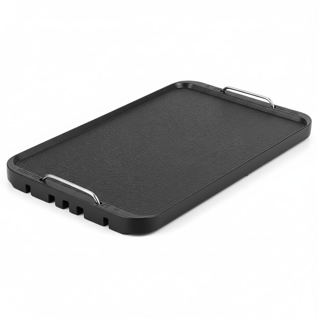 Stove Top Griddle Pan, 14.96″ x 8.66″ Aluminum Non-stick Grill & Griddle Pan …
