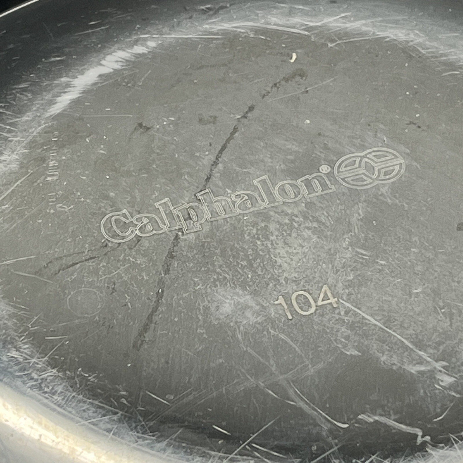 Calphalon Stainless Steel 11.25″ Double Boiler Insert # 104 Wok Pot 2 Handles