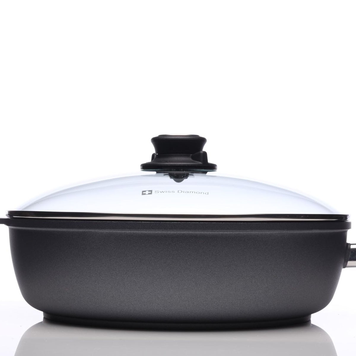 Swiss Diamond Nonstick Saute Pan with Lid SD-6728C – 11 Inch, 4.3 Quart
