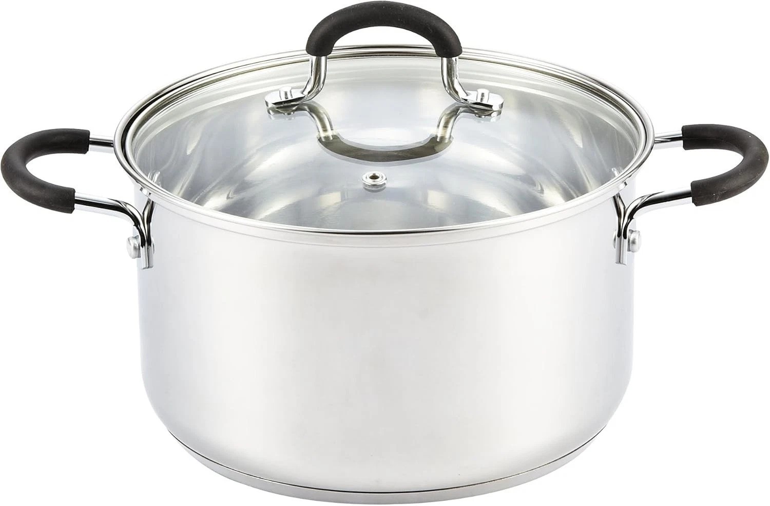 Induction Compatible 5 Quart Stainless Steel Stockpot – Effortless Cooking