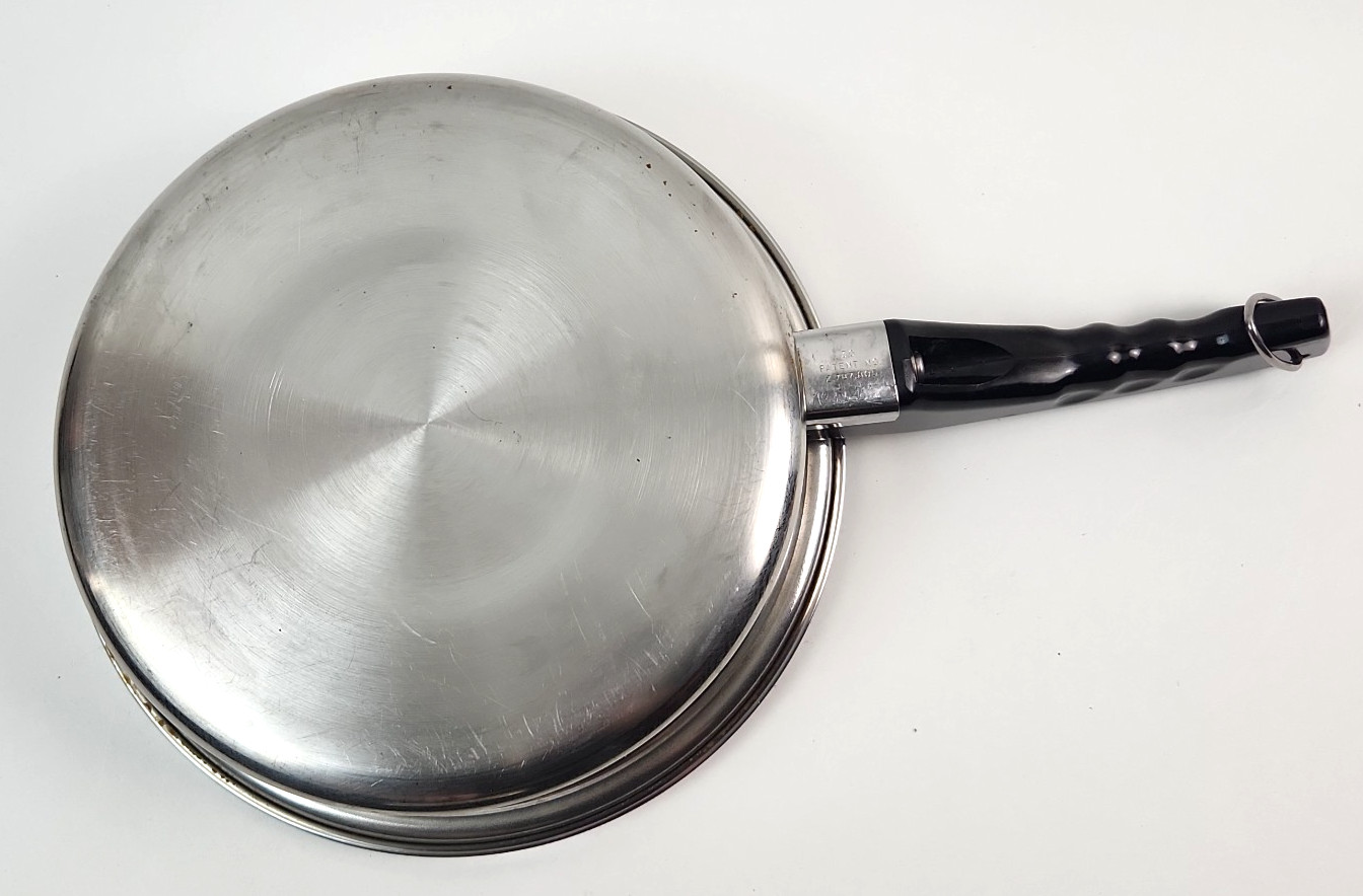 LUSTRE CRAFT 5 PLY MULTICORE COOKWARE STOCK POT W/ LID, 3 SAUCE PANS 2 LIDS 7 PC