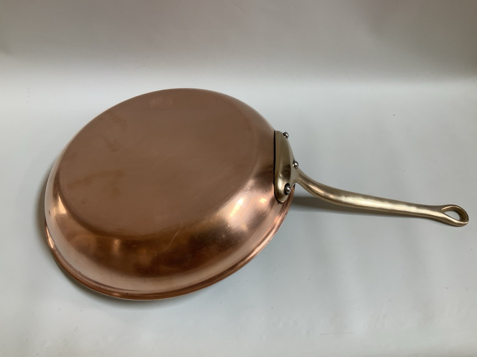 Williams Sonoma Copper & Brass SKILLET Pan 12’’ Made in France