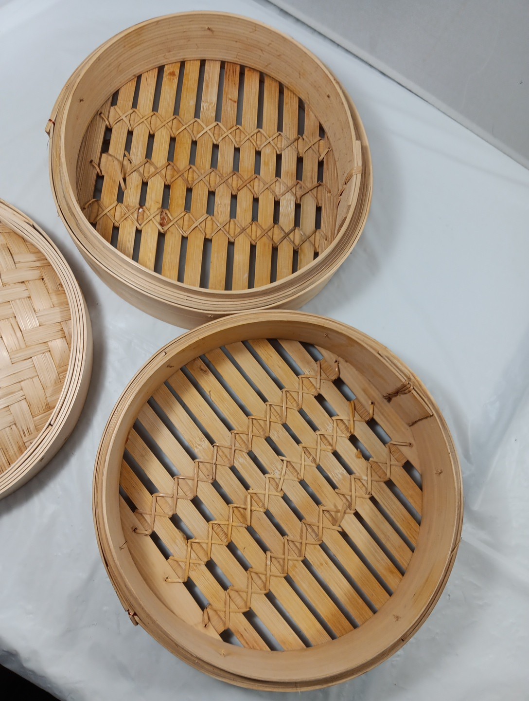 Natural Bamboo Steamer 2 tier 10 Inch