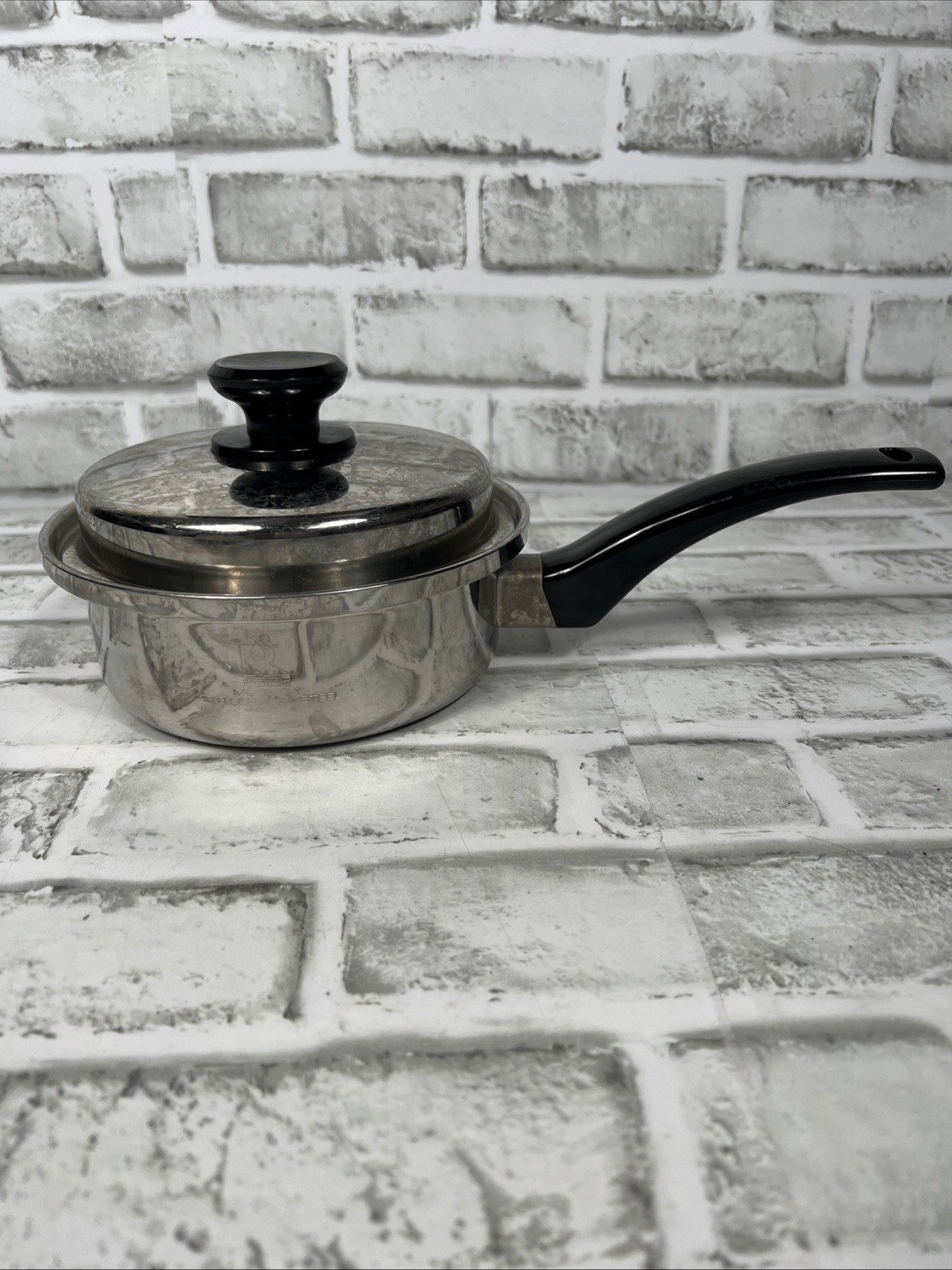 Vintage Rainbow Cooking System Surgical Stainless Steel Pot W/Lid