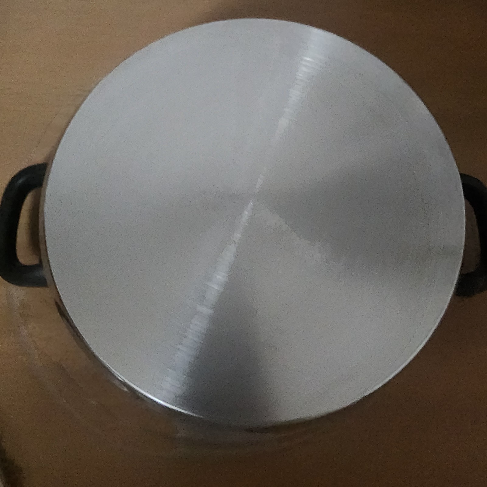 Stainless Steel Cooking Pot With Lid 9″