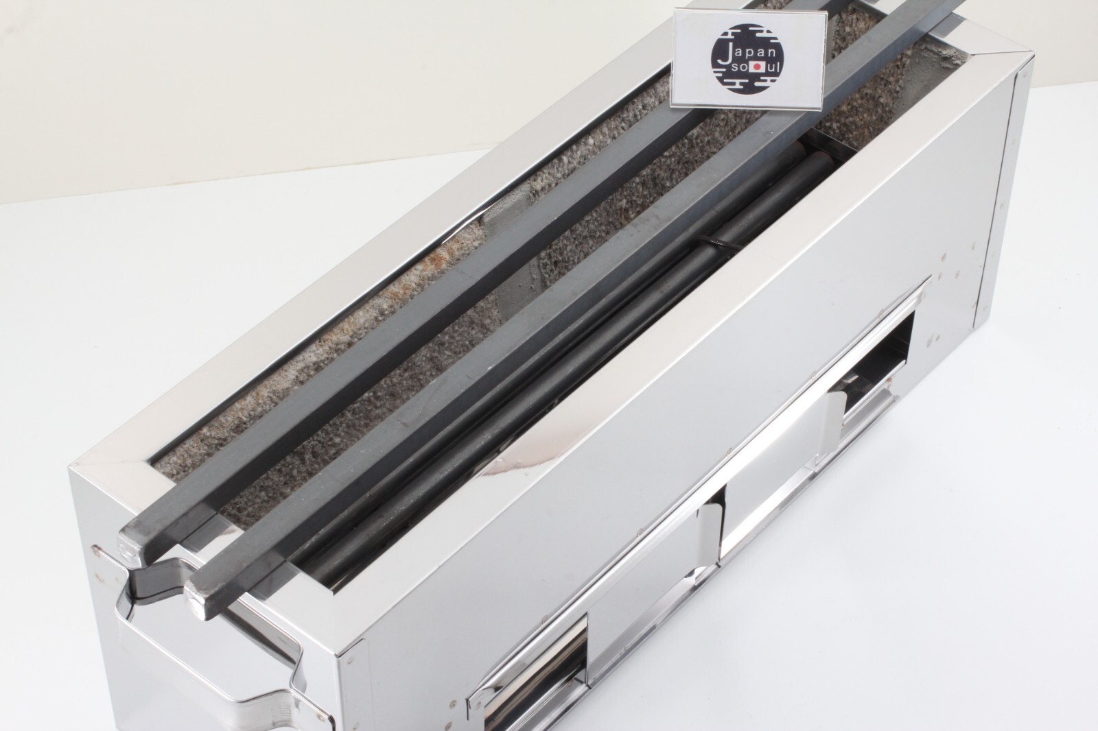 TERUHIME TK-414 Stainless Charcoal Grill Barbecue Hibachi Konro 45 x 14cm